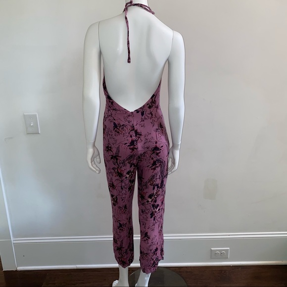Free People Purple Floral Jumpsuit - Picture 3 of 4